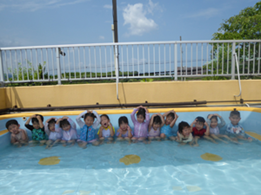 保護者様専用ページ：ひばり組7月の園写真
